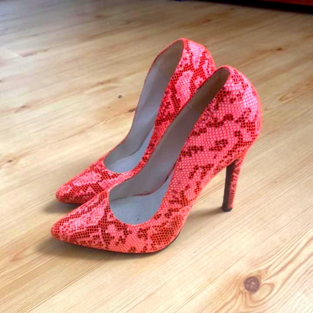 Snake Skin Heels